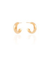 Argola Lisa Abaulada 1.6 cm Banhado a Ouro 18K