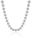 Choker Bolas Lisas 10 mm Ródio Branco