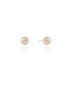 Brinco Pérola 8 mm Banhado a Ouro 18K