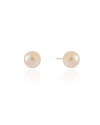 Brinco Pérola 12 mm Banhado a Ouro 18K