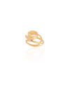 Piercing 3 Filetes Detalhes Banhado a Ouro 18K