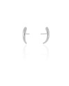 Ear Hook Liso Ródio Branco