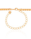 Choker Malha Egípcia 4 mm Banhado a Ouro 18K