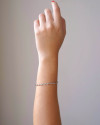 Bracelete Torcido Ródio Branco