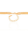 Gargantilha Malha Cobra 6 mm Banhado a Ouro 18K - 40 cm