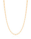 Gargantilha Elos 3 mm Banhado a Ouro 18K - 40 cm