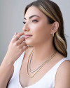 Anel Mola Tamanho 18 Banhado a Ouro 18K