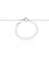 Gargantilha Veneziana Orgânico Pérola Ródio Branco - 40 cm