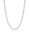 Choker Fígaro 4 mm Ródio Branco