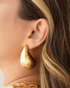Brinco Gota Maxxi Lisa 4.2 cm Banhado a Ouro 18K