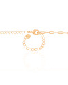 Choker Elos Ovais 4 mm Banhado a Ouro 18K