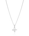 Gargantilha Infantil Veneziana Laço Cristal Ródio Branco