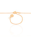 Gargantilha Veneziana Retangular Cristal Banhado a Ouro 18K - 40 cm