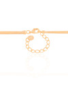 Gargantilha Snake Cristais Banhado a Ouro 18K - 40 cm