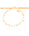 Choker Grumet Gota Cristal Banhado a Ouro 18K