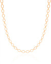 Choker Elos Losango 4 mm Banhado a Ouro 18K