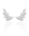 Ear Cuff Asa Lisa 4.5 cm Ródio Branco