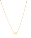 Gargantilha Veneziana Quadrados Lisos 2 mm Banhado a Ouro 18K - 50 cm