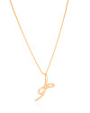 Gargantilha Veneziana Laço Liso Banhado a Ouro 18K - 45 cm