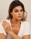 Choker Bolas Lisas 4 mm Banhado a Ouro 18K - 32 cm