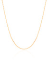 Choker Piastrine 1 mm Banhado a Ouro 18K