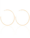 Brinco Argola Fio 6.0 cm Banhado a Ouro 18K