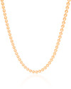Choker Elos Duplos 4 mm Banhado a Ouro 18K