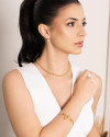 Choker Bolas Lisas 6 mm Banhado a Ouro 18K - 35 cm