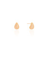 Brinco Gota Cravejada Cristal Banhado a Ouro 18K