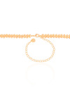 Choker Escamas 6 mm Banhado a Ouro 18K