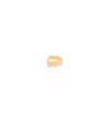 Piercing para Hélix Corações Cravação Inglesa Cristal 8 mm Banhado a Ouro 18K