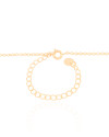 Gargantilha Infantil Elos Stitch 1.0 cm Banhado a Ouro 18K - 45 cm