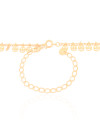 Gargantilha Infantil Smile 5 mm Banhado a Ouro 18K - 31 cm