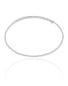 Aro Mola Quadrados 2 mm Ródio Branco - 30 cm