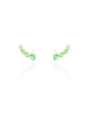 Ear Cuff Pontos de Luz Turmalina Banhado a Ouro 18K