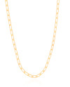 Gargantilha Masculina Grumet 3 mm Banhado a Ouro 18K - 60 cm