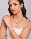 Choker Riviera Onix 2 mm Banhado a Ouro 18K