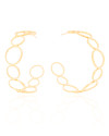 Brinco Argola Círculos 5.2 cm Banhado a Ouro 18K