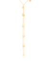 Gravata Elos Americanos Estrelas Lisas Banhado a Ouro 18K - 45 cm