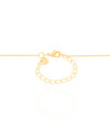 Gargantilha Veneziana Flor 2.0 cm Banhado a Ouro 18K - 45 cm