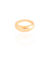 Anel Liso Tamanho 25 Banhado a Ouro 18K