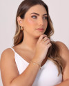 Anel Liso Tamanho 25 Banhado a Ouro 18K