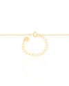 Gargantilha Ponto de Luz Rubi 4 mm Banhado a Ouro 18K - 40 cm