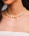 Chocker Mini Conchas Peroladas Banhado a Ouro 18K