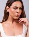 Conjunto Turmalina Cravejado Banhado a Ouro 18K