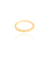 Anel Cartie Tamanho 24 Liso Banhado a Ouro 18K