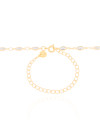 Choker Zircônia Navete 32 cm Banhado a Ouro 18K