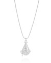 Gargantilha Perfumeiro Cravejado Cristal Ródio Branco