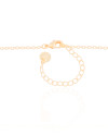 Gargantilha Baguetes Citrino Banhado a Ouro 18K - 40 cm