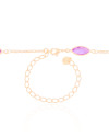 Choker Navetes Coloridos Banhado a Ouro 18K